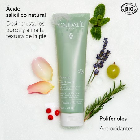 CAUDALIE VINOPURE GELATINA LIMPIADORA PURIFICANTE 385ML