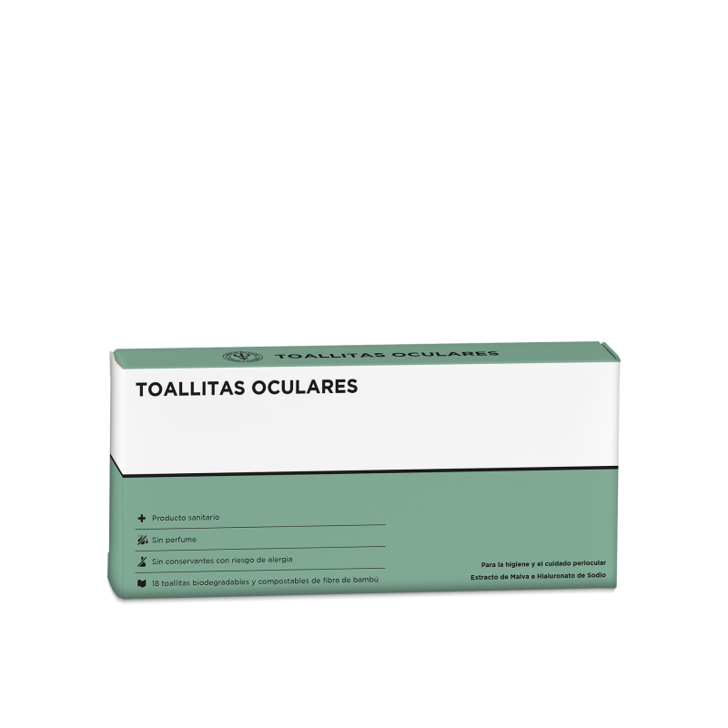 E2 TOALLITAS OCULARES 18 UNIDADES