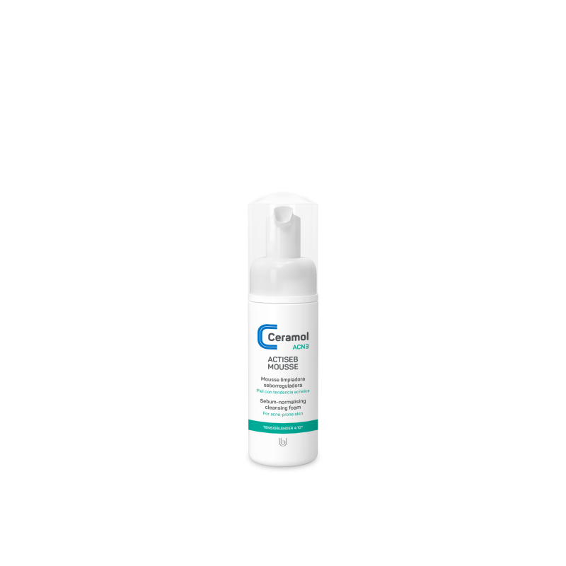 CERAMOL ACNE ACTISEB MOUSSE LIMPIADORA SEBOREGULADORA 150 ML