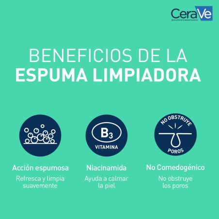 CERAVE GEL LIMPIADOR ESPUMOSO 473 ML
