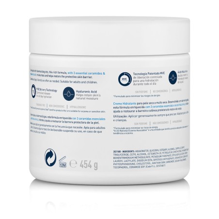 CERAVE CREMA HIDRATANTE PIEL SECA 454 G