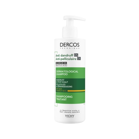 DERCOS CHAMPU ANTICASPA SECA 400 ML