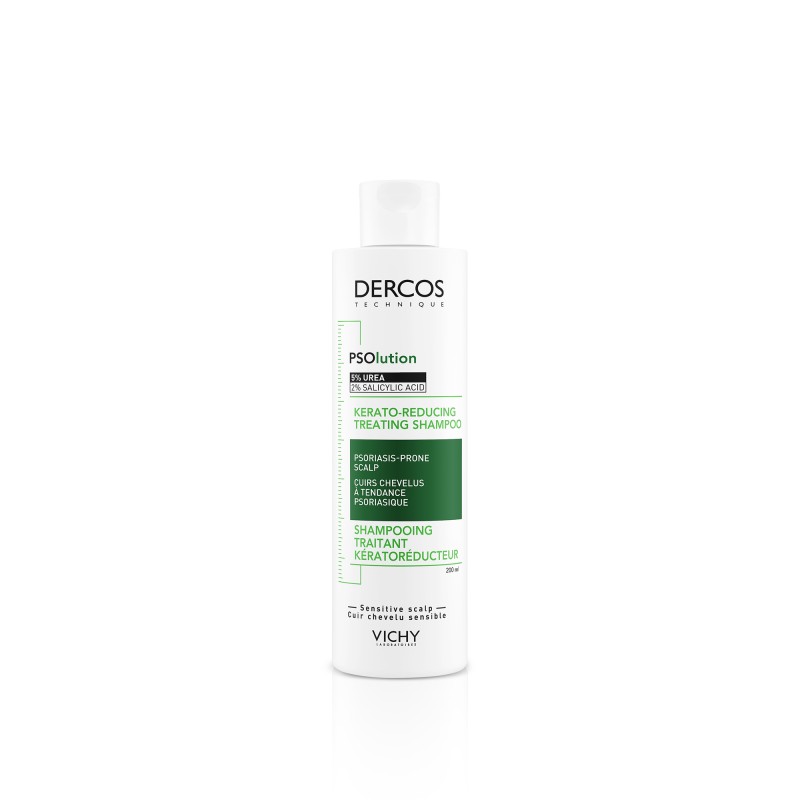 DERCOS CHAMPU KERATORREDUCTOR PSOLUTION 1 TUBO 200 ML