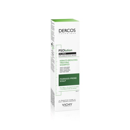 DERCOS CHAMPU KERATORREDUCTOR PSOLUTION 1 TUBO 200 ML