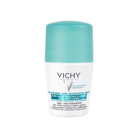 VICHY DESODORANTE ANTITRANSPIRANTE ROLL-ON ANTIMANCHAS 48H 50 ML