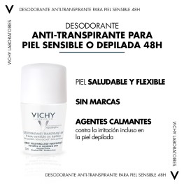 VICHY DESODORANTE ANTITRANSPIRANTE ROLL-ON PIEL SENSIBLE 48H 50 ML