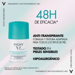 VICHY DESODORANTE ANTITRANSPIRANTE ROLL-ON 48H 50 ML