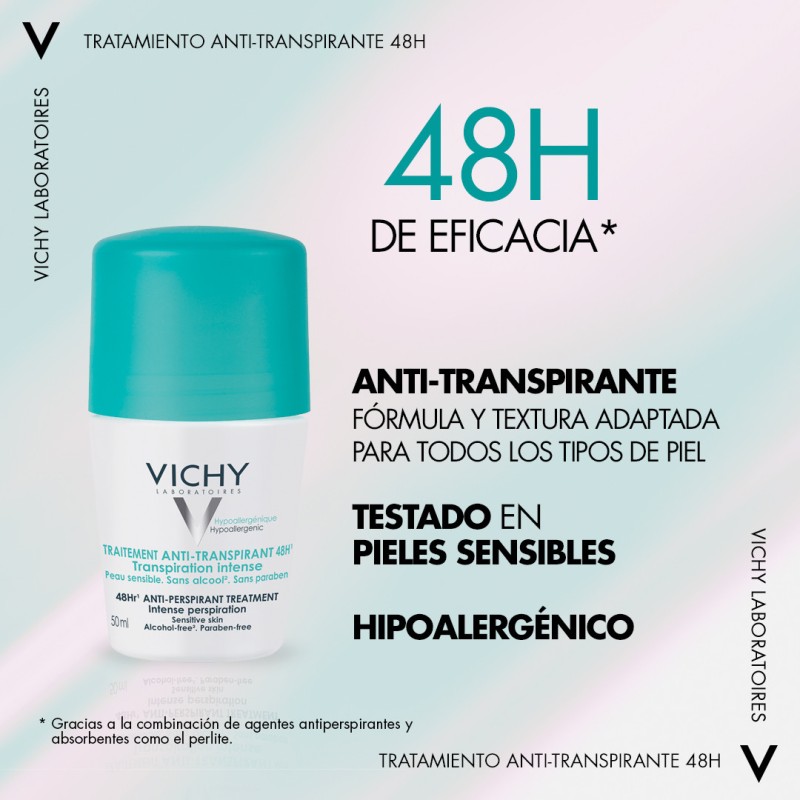 VICHY DESODORANTE ANTITRANSPIRANTE ROLL-ON 48H 50 ML