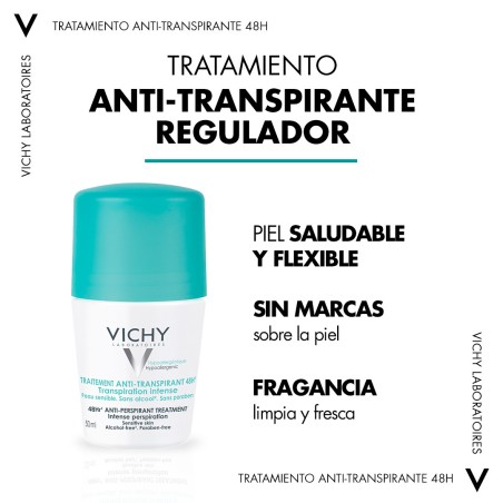 VICHY DESODORANTE ANTITRANSPIRANTE ROLL-ON 48H 50 ML