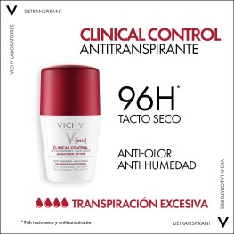 VICHY DESODORANTE ROLL-ON CLINICAL CONTROL 96H 50ML