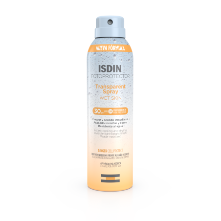 ISDIN SPRAY TRANSPARENTE WET SKIN SPF30 250 ML
