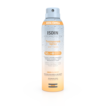 ISDIN SPRAY TRANSPARENTE WET SKIN SPF50 250 ML