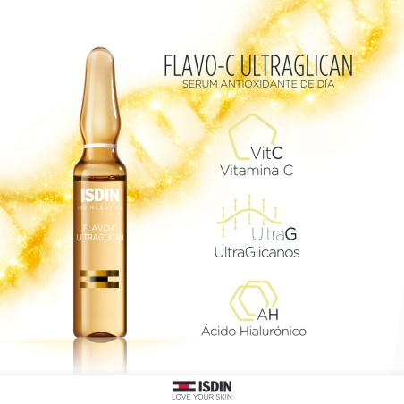 ISDINCEUTICS FLAVO-C ULTRAGLICAN 30 AMPOLLAS X 2 ML