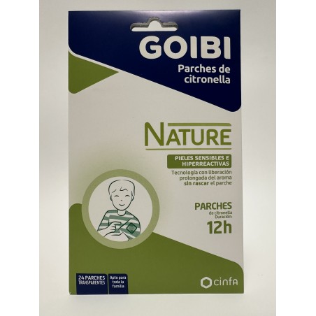 GOIBI ANTIMOSQUITOS PARCHES ADHESIVOS CITRONELA 24 PARCHES