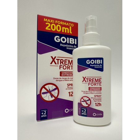 GOIBI XTREME FORTE REPELENTE DE INSECTOS 1 SPRAY 200 ML