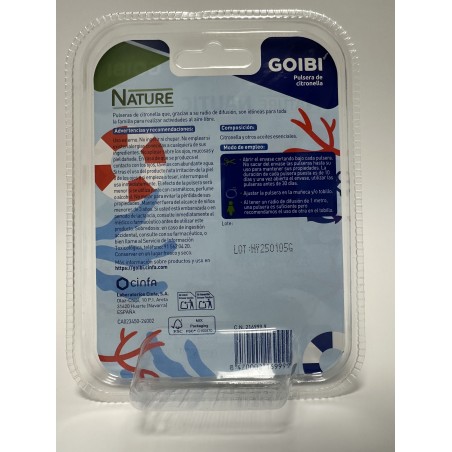 GOIBI PULSERA CITRONELA NAUTIC 3 UNIDADES