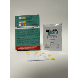DRINKS GUARD TEST DETECCION DROGAS 5 UNIDADES