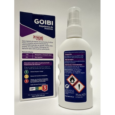 GOIBI XTREME FORTE REPELENTE DE INSECTOS SPRAY 75 ML