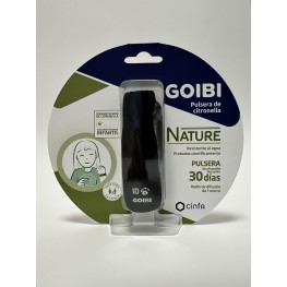 GOIBI PULSERA DE CITRONELLA NATURE 1 PULSERA NEGRA