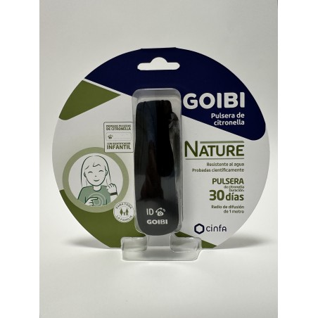 GOIBI PULSERA DE CITRONELLA NATURE 1 PULSERA NEGRA