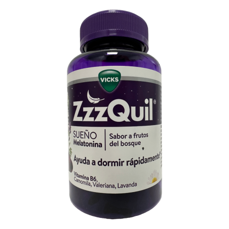 ZZZQUIL NATURA 60 GUMMIES SABOR FRUTOS DEL BOSQUE