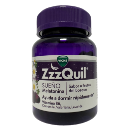 ZZZQUIL NATURA 30 GUMMIES SABOR FRUTOS DEL BOSQUE