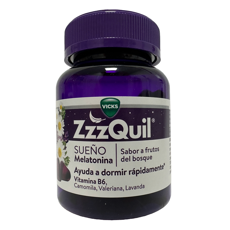 ZZZQUIL NATURA 30 GUMMIES SABOR FRUTOS DEL BOSQUE