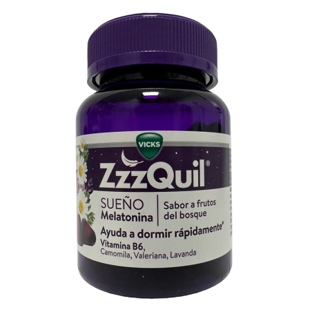 ZZZQUIL NATURA 30 GUMMIES SABOR FRUTOS DEL BOSQUE