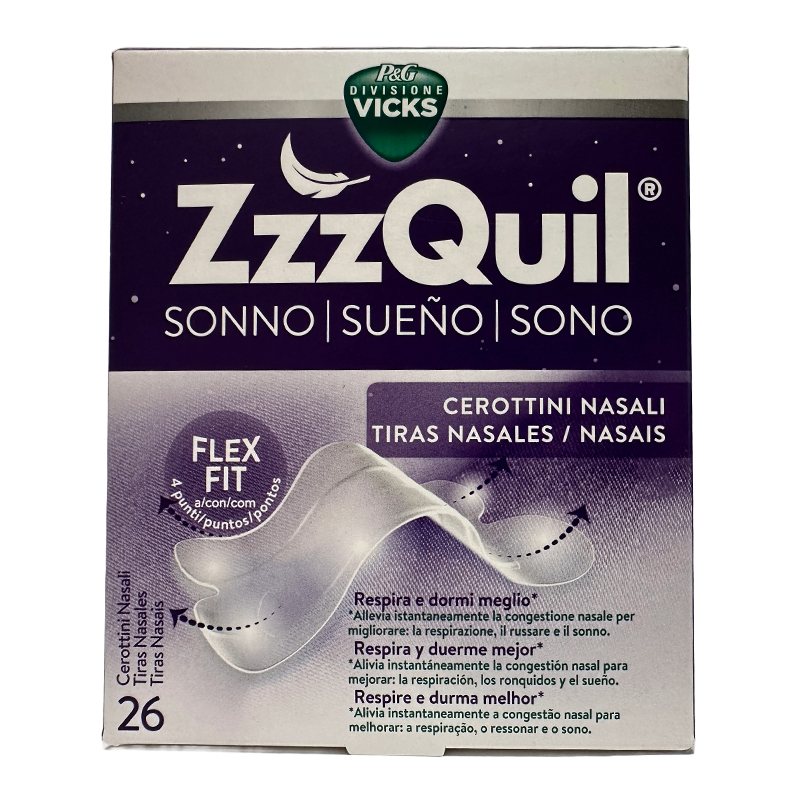 ZZZQUIL SUEÑO 26 TIRAS NASALES