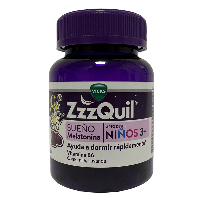 ZZZQUIL NATURA KIDS 30 GUMMIES SABOR FRUTOS DEL BOSQUE