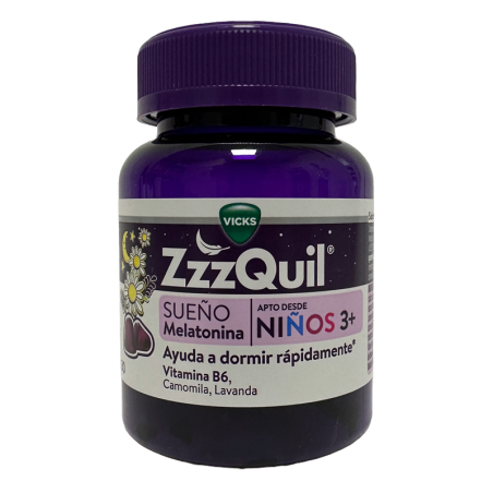 ZZZQUIL NATURA KIDS 30 GUMMIES SABOR FRUTOS DEL BOSQUE
