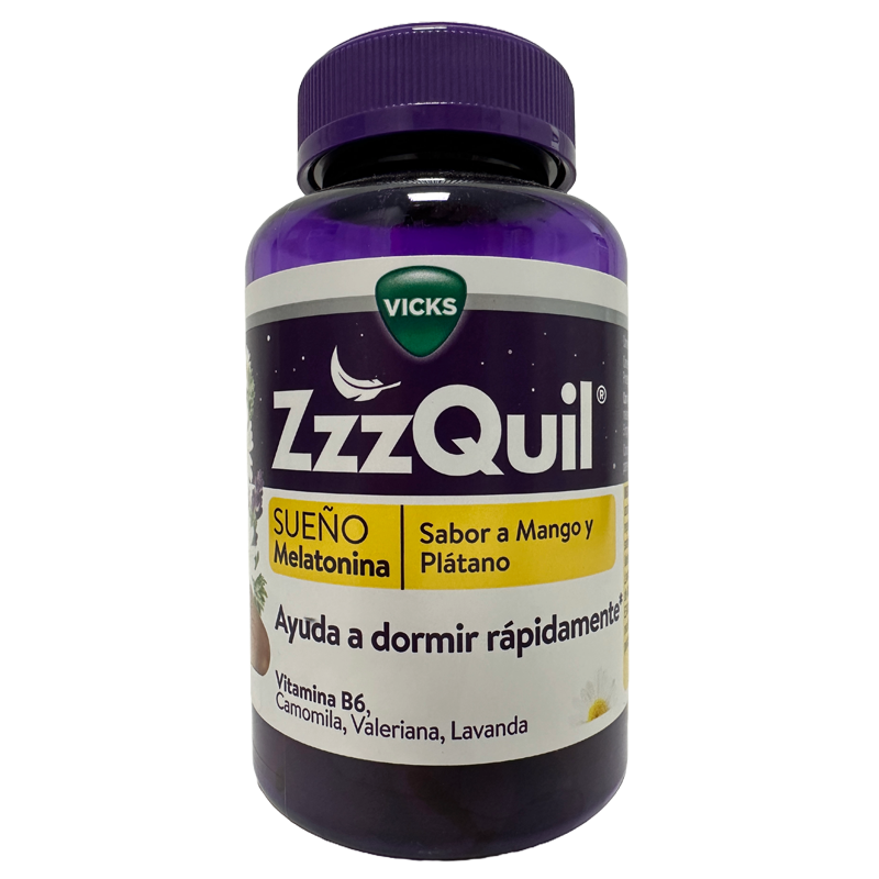 ZZZQUIL NATURA 60 GUMMIES SABOR MANGO & PLATANO