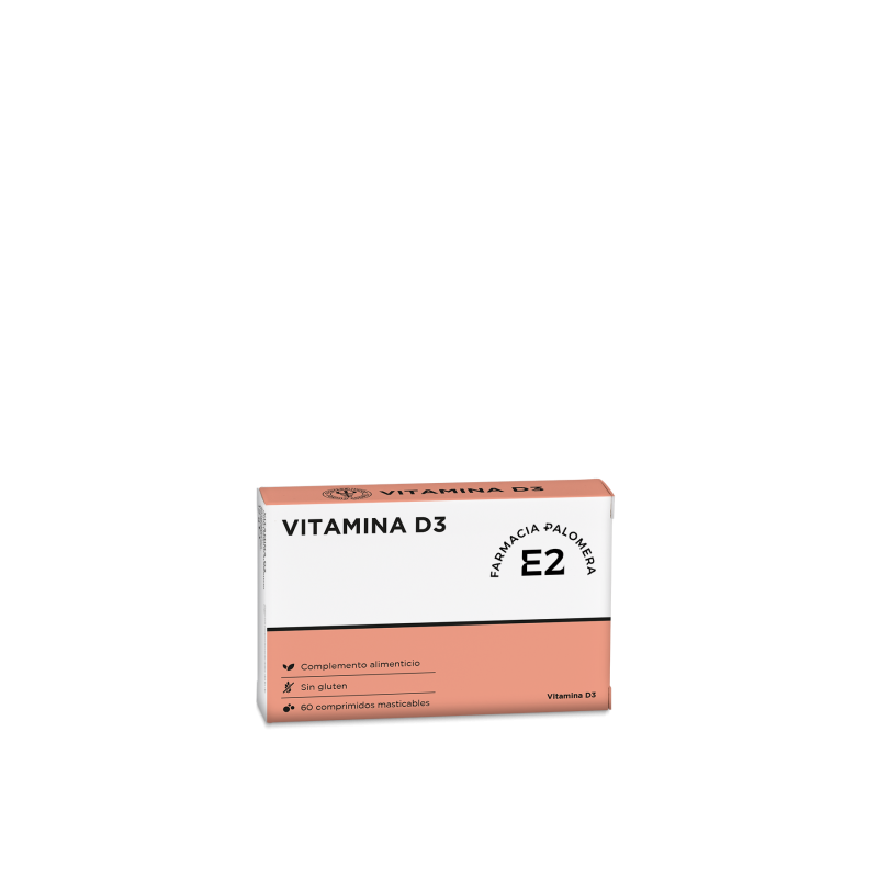 E2 VITAMINA D3 60 COMPRIMIDOS MASTICABLES