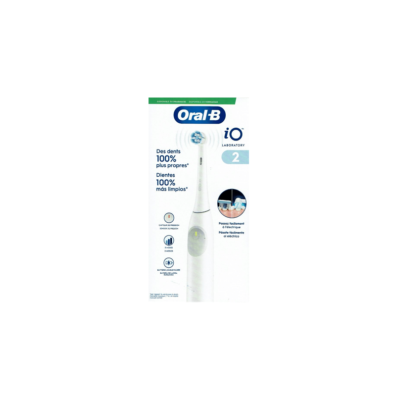 CEPILLO DENTAL ELECTRICO ORAL-B IO2 COLOR BLANCO