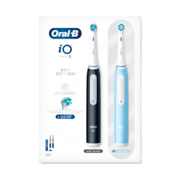 CEPILLO DENTAL ELECTRICO ORAL-B IO3 DUPLO COLOR AZUL Y NEGRO