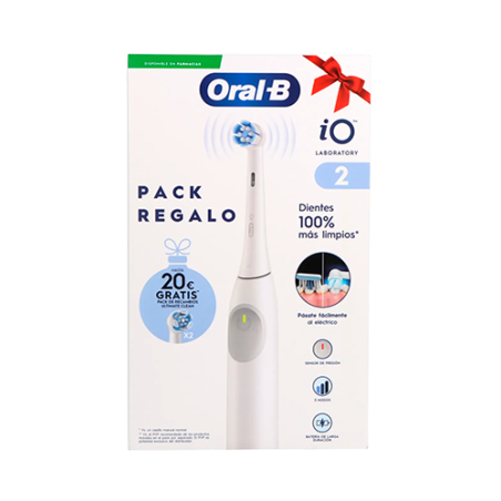 CEPILLO DENTAL ELECTRICO ORAL-B IO2 + 2 RECAMBIOS GRATIS