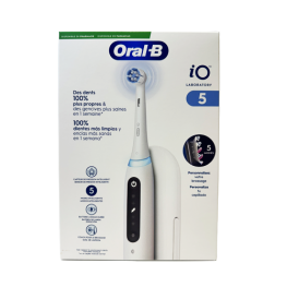 CEPILLO DENTAL ELECTRICO ORAL-B IO5 COLOR BLANCO